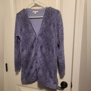 Isaac Mizrahi, S, blue snakeskin